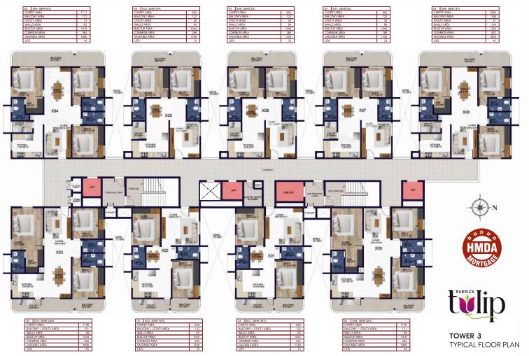 Tower 3 Floor Plan